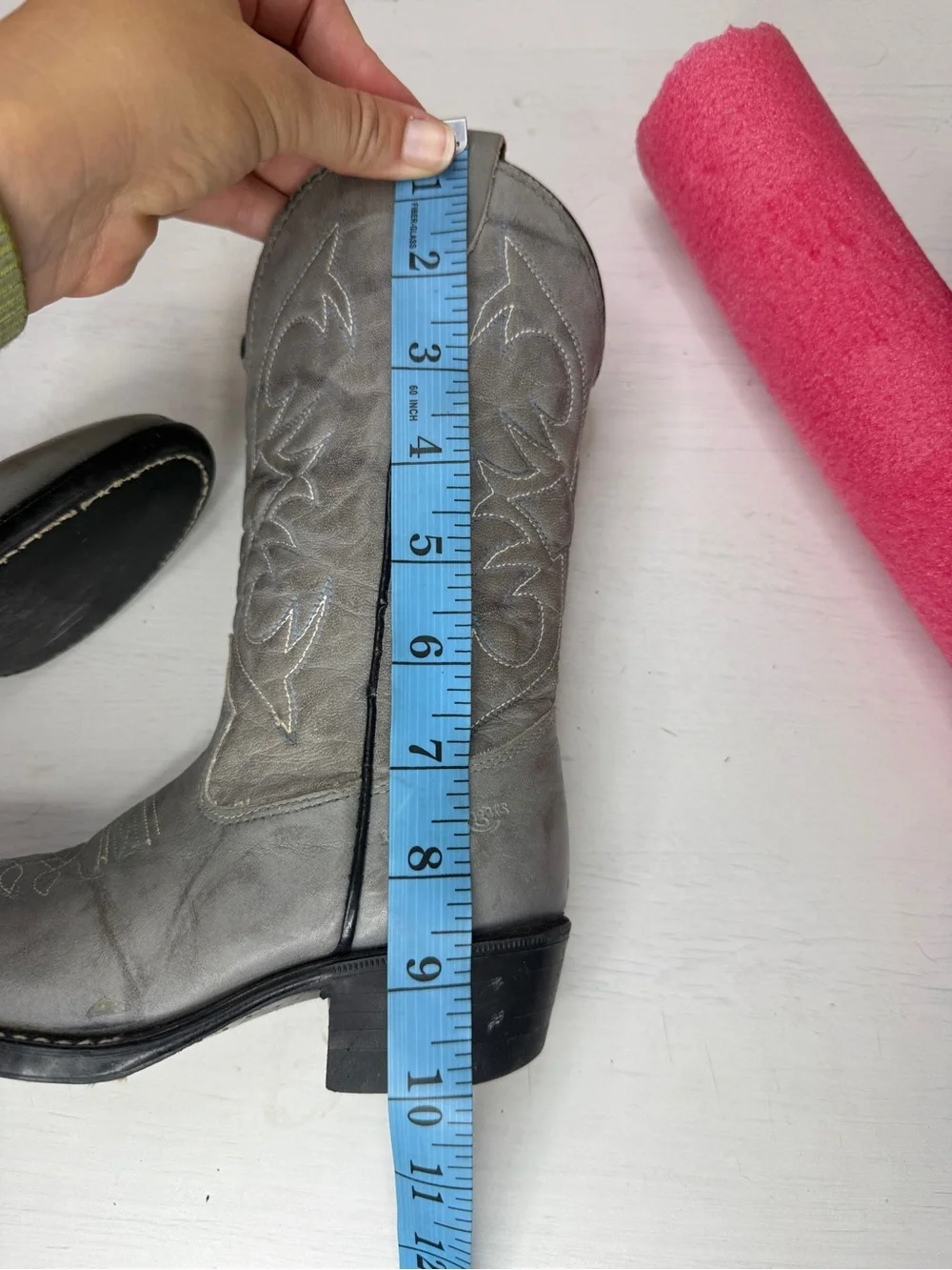 Kids Gray Kenny Roger’s Cowboy Boots Sz 11D